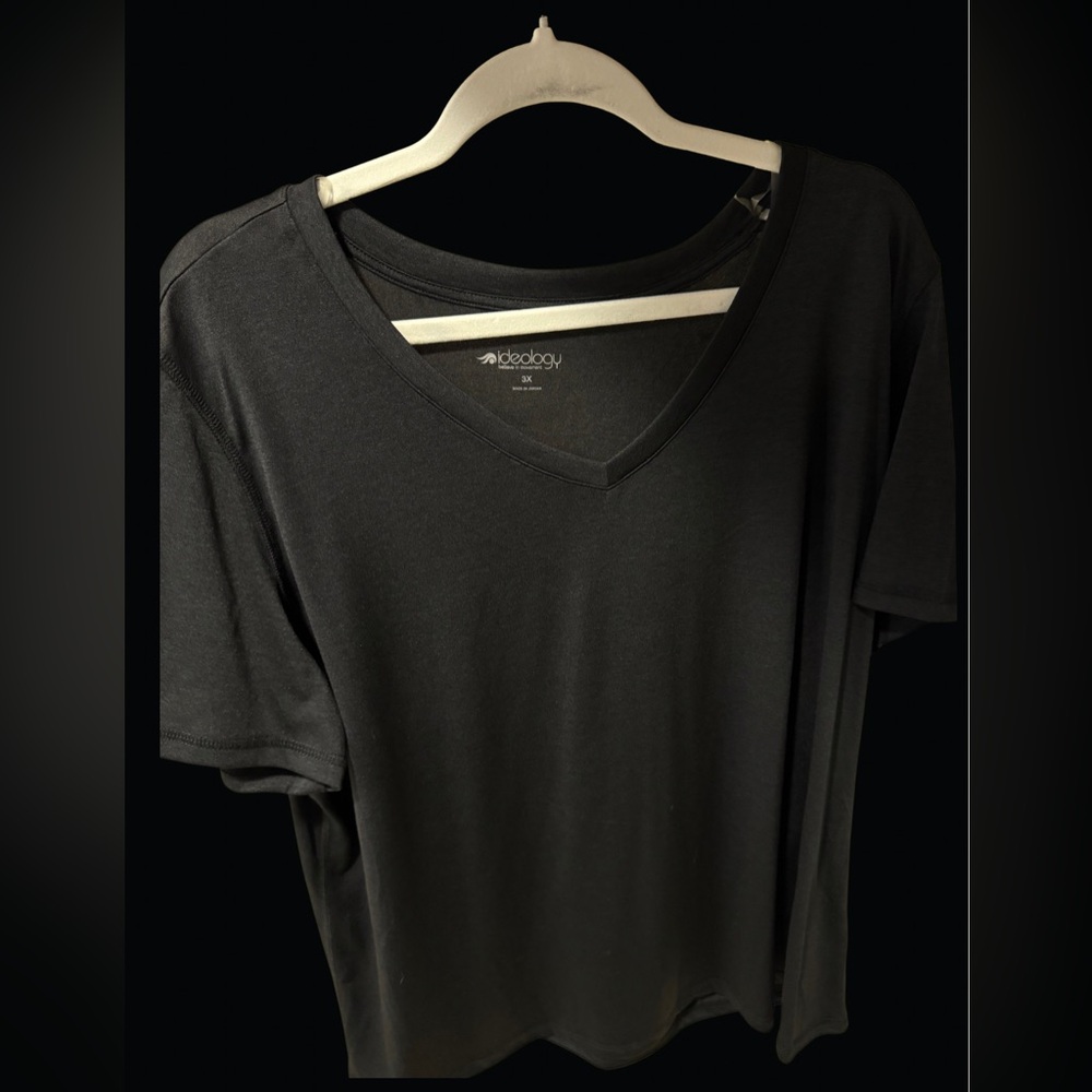 Ideology Black 3X V-Neck Tee